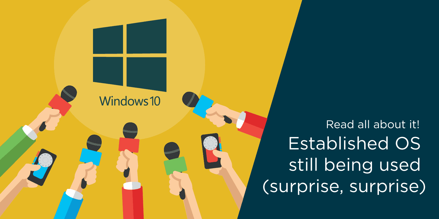 Read all about it! Established OS still being used (surprise, surprise)