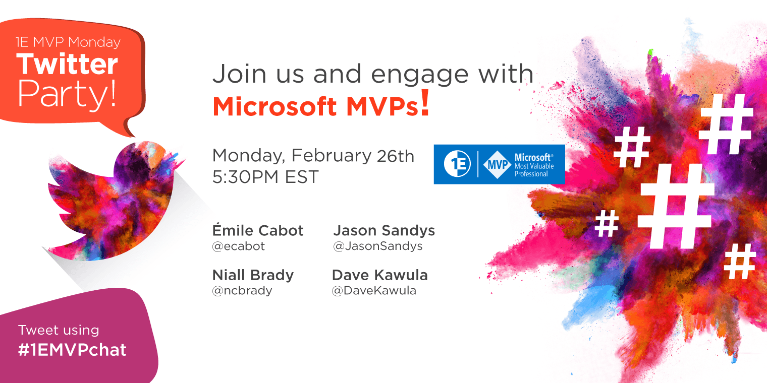 #1EMVPchat Twitter Party February 26th