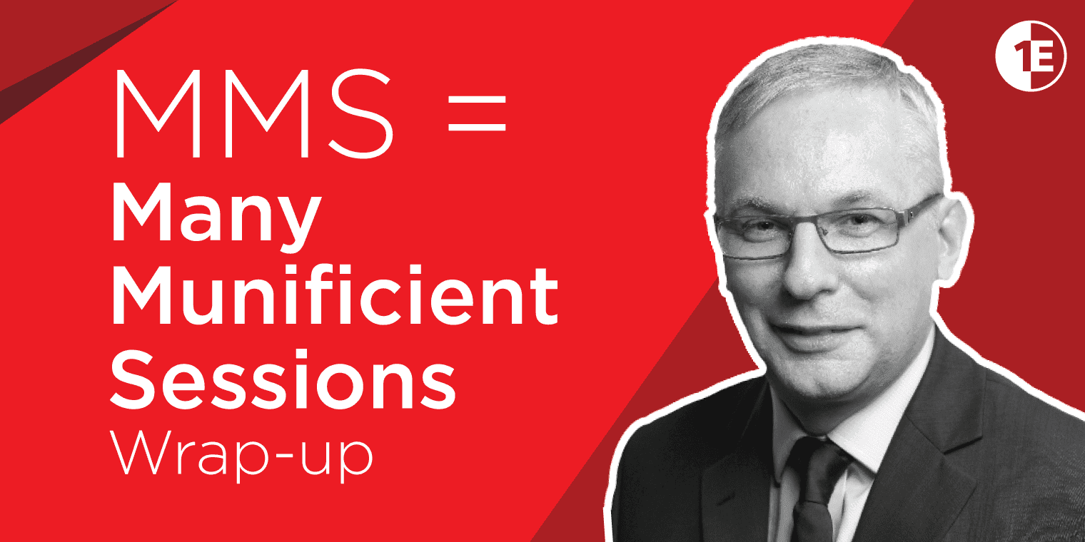MMS = Many Munificent Sessions Wrap-up