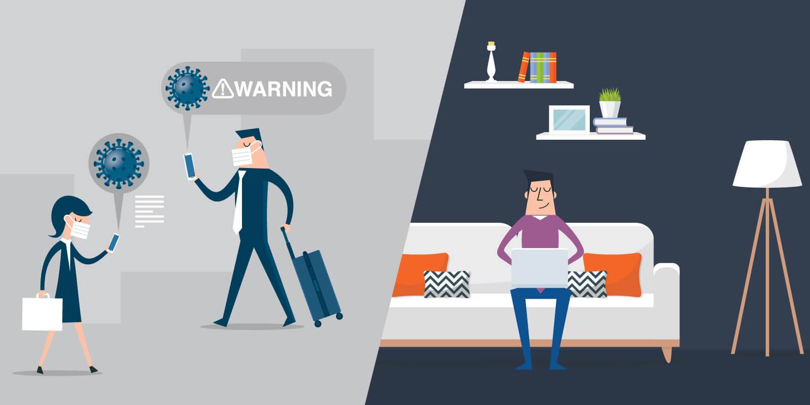 Weathering the coronavirus crisis through remote working