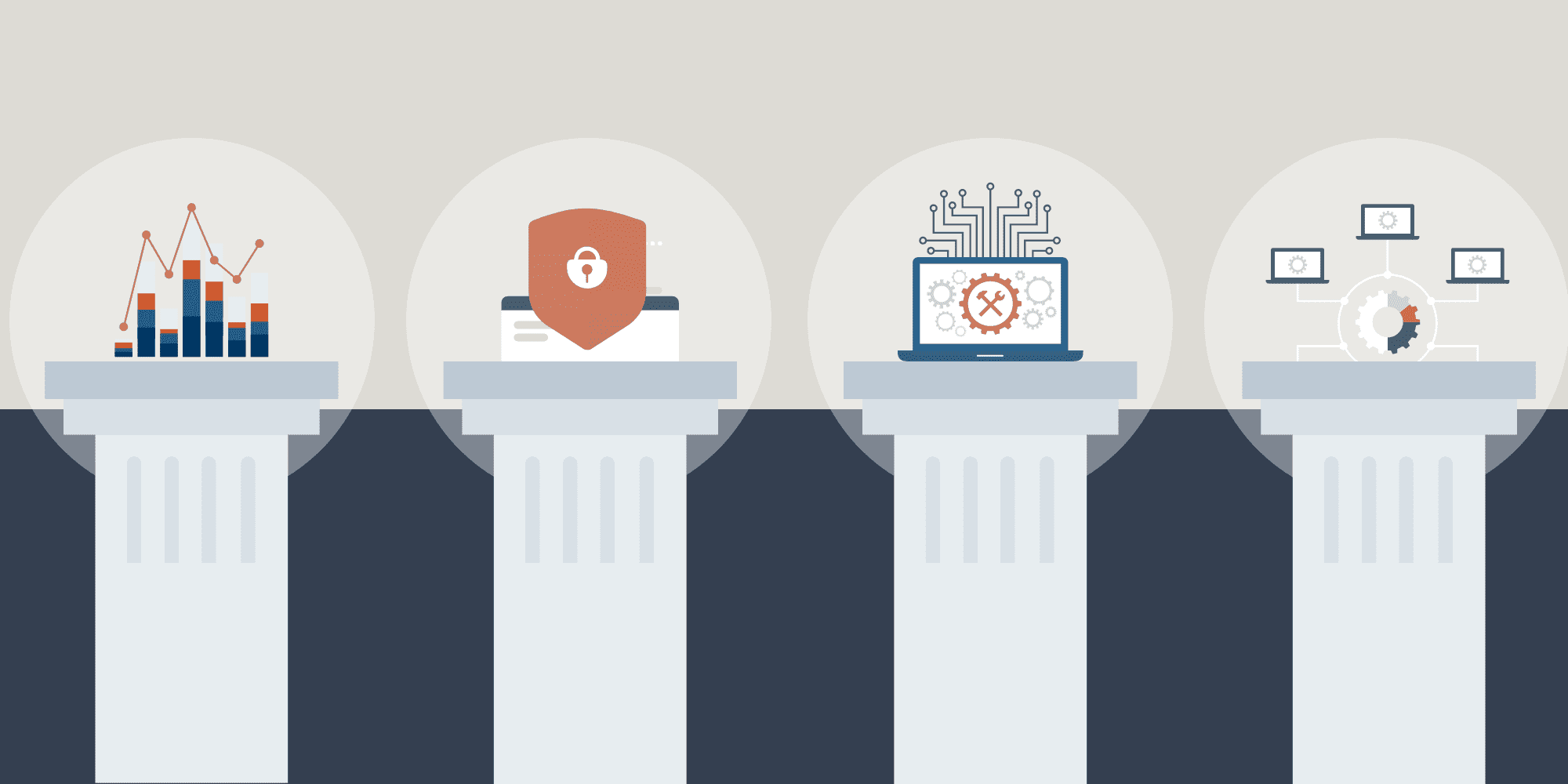 Infographic: The four pillars of an effective Digital Employee Experience (DEX) program