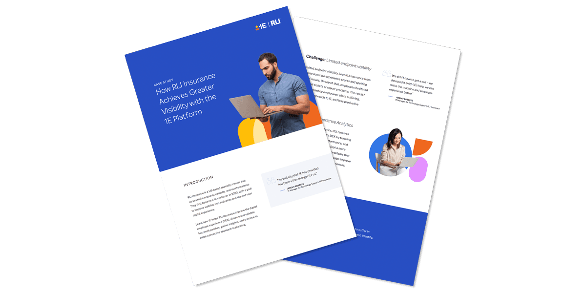 How RLI Insurance Achieves Greater Visibility with the 1E Platform