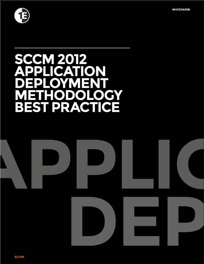 SCCM 2012 Application Deployment Methodology Best Practice SCCM-2012-Application-Deployment-Methodology-Best-Practice