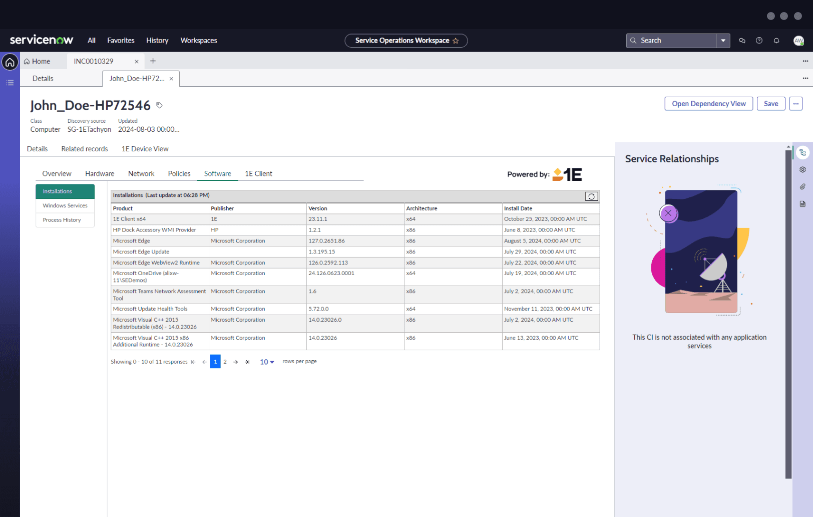 Service Desk Augmentation for ServiceNow | Management Tool | TeamViewer DEX