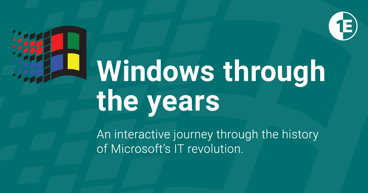 Evolution Of Microsoft Windows Through The Years