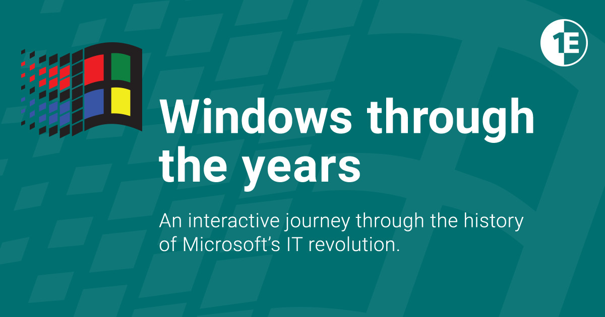 From Windows 1 to Windows 10: 29 years of Windows evolution