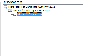 certificate path