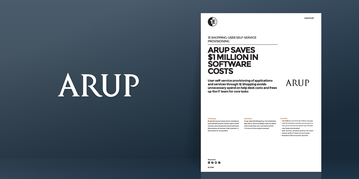 Arup saves $1 million in software costs