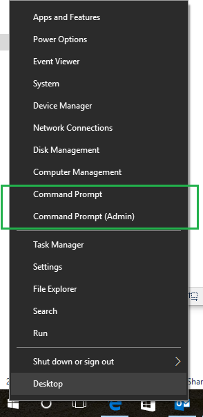 command prompt update windows 10