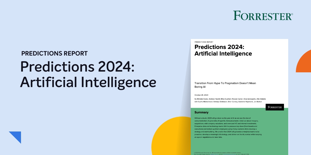 Predictions 2024: Artificial Intelligence